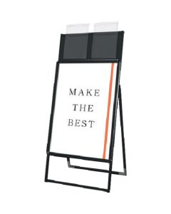 Poster grip stand signboard with catalog case  อันละ 1 อัน