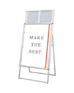 Poster grip stand signboard with catalog case  อันละ 1 อัน