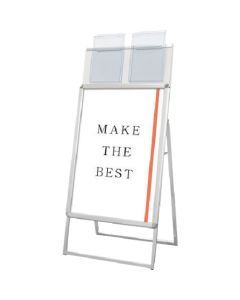 Poster grip stand signboard with catalog case  อันละ 1 อัน