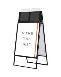 Poster grip stand signboard with catalog case  อันละ 1 อัน