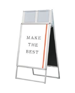 Poster grip stand signboard with catalog case  อันละ 1 อัน