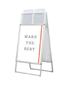 Poster grip stand signboard with catalog case  อันละ 1 อัน