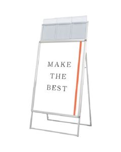 Poster grip stand signboard with catalog case  อันละ 1 อัน