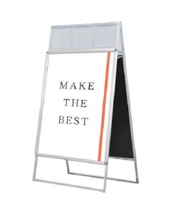 Poster grip stand signboard with catalog case  อันละ 1 อัน