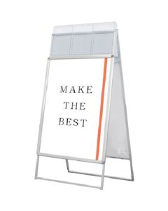 Poster grip stand signboard with catalog case  อันละ 1 อัน