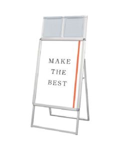 Poster grip stand signboard with catalog case  อันละ 1 อัน