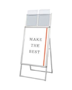Poster grip stand signboard with catalog case  อันละ 1 อัน