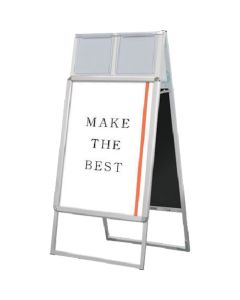 Poster grip stand signboard with catalog case  อันละ 1 อัน