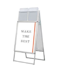 Poster grip stand signboard with catalog case  อันละ 1 อัน