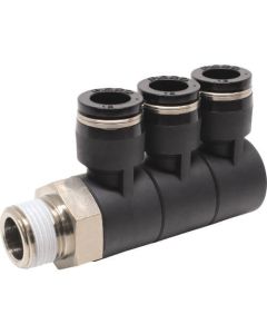 Tube Fitting Triple Banjo