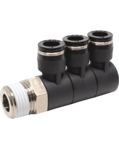 Tube Fitting Triple Banjo