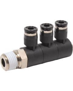 Tube Fitting Triple Banjo