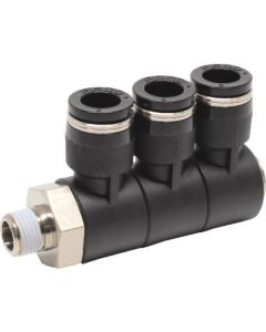 Tube Fitting Triple Banjo