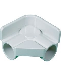ข้อต่อพลาสติก PJ-607W สีขาว