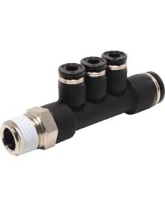 Tube Fitting Triple Run Tee 10อัน