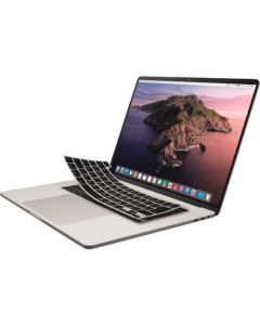 ซิลิโคนครอบคีย์บอร์ด MacBook Pro 16 นิ้ว สีดำโปร่งแสง