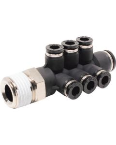 Tube Fitting Twin Triple Run Tee 10อัน
