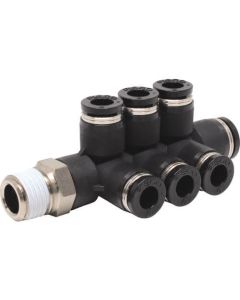Tube Fitting Twin Triple Run Tee