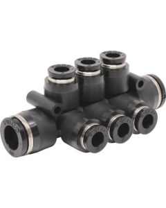 Tube Fitting Unequal Twin Triple Tee