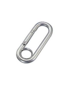 Stainless Steel PUCHI-KARABINA Snap Hook w/grommet 1อัน