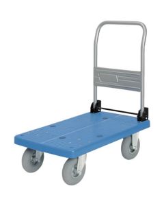 Resin Deck with Foldable Handle&Pneumatic Caster Wheels