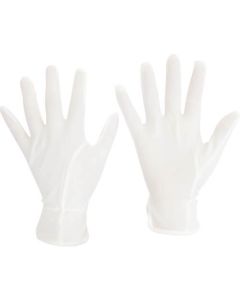 Plantex ถุงมือยางเรียบ ไซส์ S