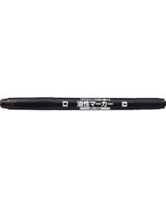 ปากกามาร์คเกอร์ (เรซิ่นรีไซเคิล) (ชนิดละเอียดคู่) คู่ (ชนิดละเอียดพิเศษ/ละเอียด) สีหมึก: ดำ