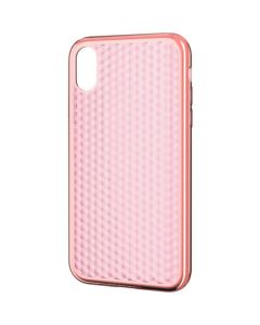 เคสแบบอ่อนสำหรับ iPhone XR/การเจียระไนเพชร/การชุบด้าน