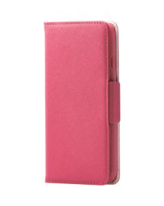 เคสหนังนิ่มสำหรับ iPhone SE รุ่นที่ 2 สำหรับเด็กผู้หญิง พร้อมแม่เหล็ก สีชมพูเข้ม