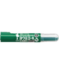 ปากกาไวท์บอร์ด <Yokumieru> (ชนิดหลอดบรรจุของเหลวโดยตรง) สีเขียวตัวอักษรขนาดกลาง