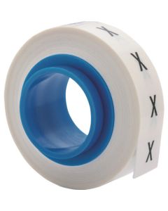 Pre-Printed Marker Tape Refills-X ถุงละ 10อัน