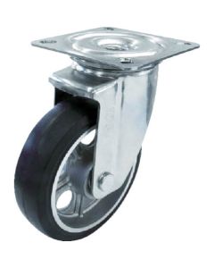 Aluminum Wheel Rubber Caster