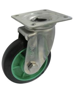 Stainless Caster (Rubber Wheel) 1อัน