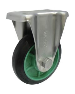 Stainless Caster (Rubber Wheel) 1อัน