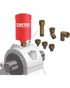 เครื่องหล่อลื่นอัตโนมัติ Perm NOVA พร้อมเซ็นเซอร์อุณหภูมิ SF01 จาระบีมาตรฐาน 125CC รวมอยู่ด้วย