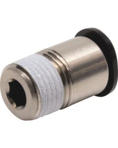 Tube Fitting Straight with Mini Hexagonal Hole
