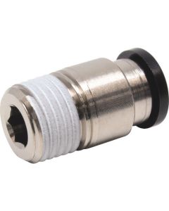 Tube Fitting Straight with Hexagonal Hole