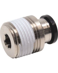 Tube Fitting Straight with Hexagonal Hole
