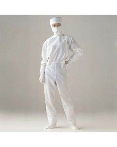Downflow Clean Room Suit With Side Fastener 10แผ่น