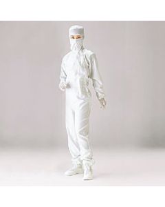 Double Layered Sleeves Clean Room Suit With Side Fastener 10แผ่น