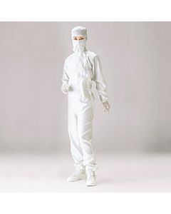 Double Layered Sleeves Clean Room Suit With Side Fastener 10แผ่น