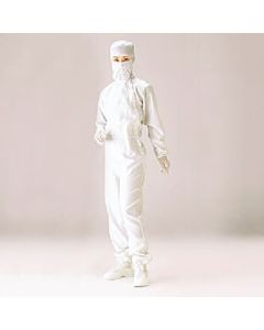 Double Layered Sleeves Clean Room Suit With Side Fastener 10แผ่น