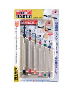 PR-810 ชุดไขควงละเอียดด้ามเหล็ก (6 ดอก)