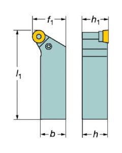 T-MAX P Clamping System (Lever Lock)(Right-hand)(Left-hand) 1อัน
