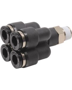 Tube Fitting Double Branch Y