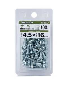 Pacchi Screw PS-P type(Steel) ชุดละ 100เส้น