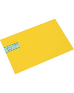 แผ่นโพลีสไตรีน สีเหลือง 300 x 450 x 1.0 มม