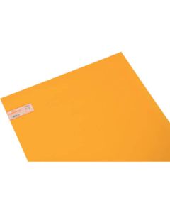 แผ่นโพลีสไตรีน สีส้มใส 600 x 900 x 0.5 มม