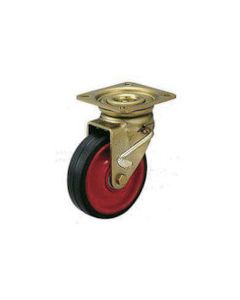 Press caster Φ150 ล้อยางฟรีไดอีนพร้อมสต๊อปเปอร์