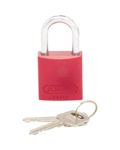 Lockout กุญแจล็อคความปลอดภัยสูงสีแดง